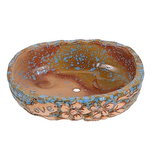 TOYANDONA 1 Pezzo Vaso Di Fiori Succulenti Piantare Di Grandi Dimensioni Vasi Da Esterno Vaso Per Piante Da Forma All'aperto Impianti Estetico Argilla Ceramica