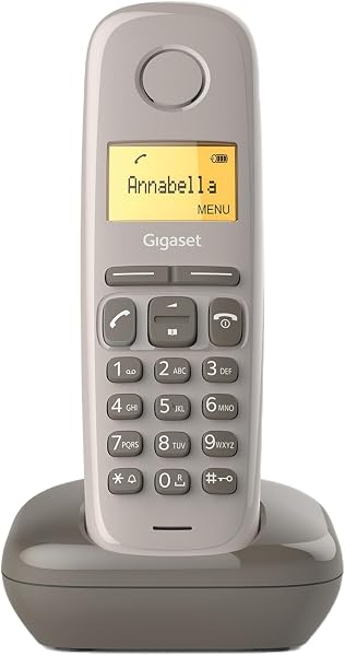 Gigaset A170 Solo Téléphone fixe sans fil DECT/GAP Noir [Version Française] - 2