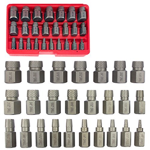 image for Neiko 04204A Hex Head Multi-Spline Screw and Bolt Extractor Set | 25 P
