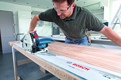 Bild 4 - Bosch Professional Tauchsäge GKT 55 GCE (Leistung 1.400 Watt, inkl. Sägeblatt-Ø: 165mm, inkl. Kreissägeblatt für Holz, Einlage, L-BOXX)