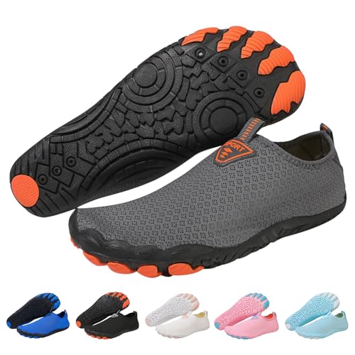 Barefoot Water Shoes Women Beach Hiking Footwear Lightweight Comfy Sock Sneakers Wide Width Slip on Walking Running Shoes Comfortable Breathable Zero Drop Grounded Footwear 2026 Fashion