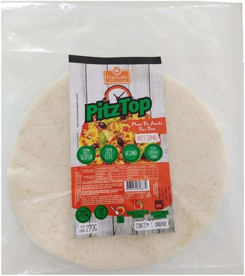 MASSA PIZZA PRE-COZIDA SEM GLÚTEN EQUILIBRE 280g