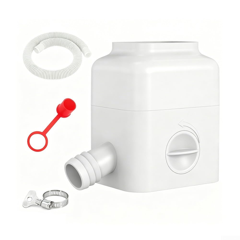 Rain Water Diverter Kit for Water Butt | Down Pipe Rainwater Hose Connector for Water Butt | Drain Pipe Garden Water Butt Rain Catcher Kit with Adjustable Valve