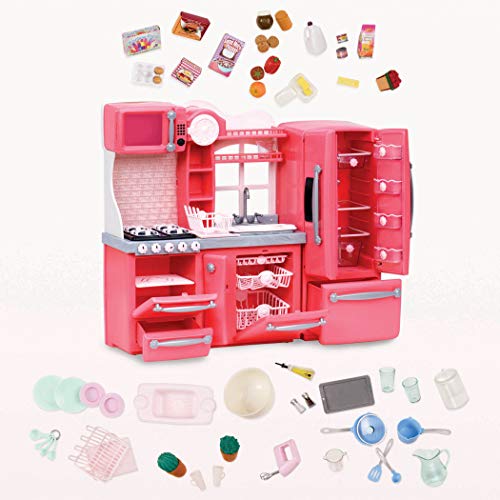 Our Generation BD37365Z Cuisine Rose idée cadeau enfant 3 ans - 2