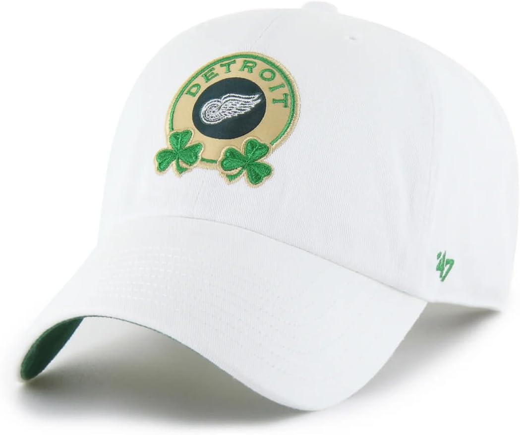 47 St. Paddy's Double Shamrock Clean Up Low Profile Adjustable Cap - NHL Relaxed Fit Baseball Dad Hat