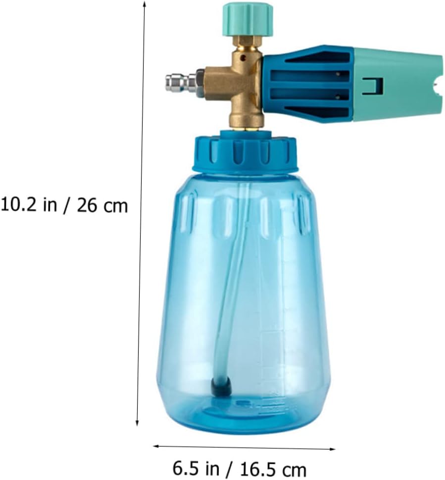 BESTonZON High Pressure Adjustable Car Foams with Connector Durable Car Wash Foamer Versatile Sprayer for Cleaning and Watering Adjustable and Water