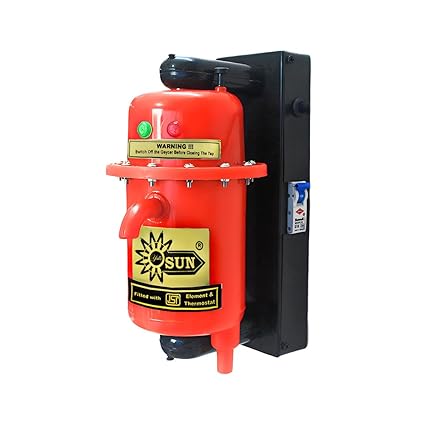 yalli SUN Wall Mounted Water Heater 1L Instant Wall Mounted Water Heater/Geyser For Residential And Professional Use Vx Instant (Red)