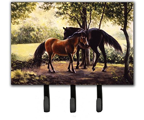 Horses by Daphne Baxter Leash or Key Holder