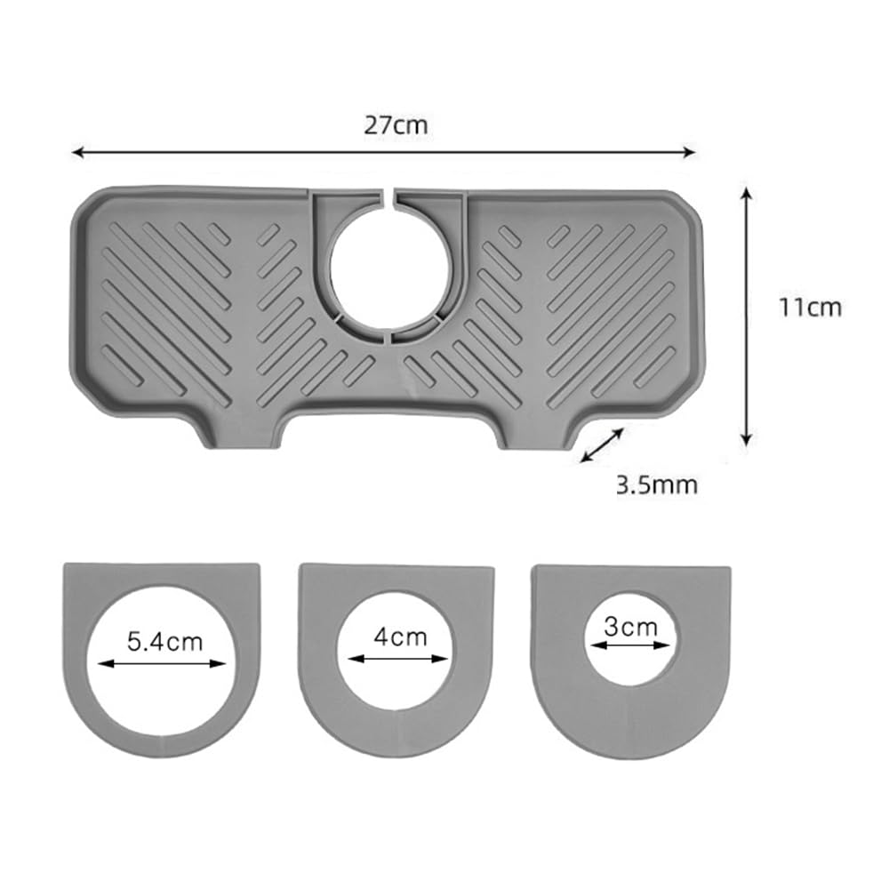 Tapis D'égouttage Pour Poignée De Robinet (orange), Tapis De Robinet En