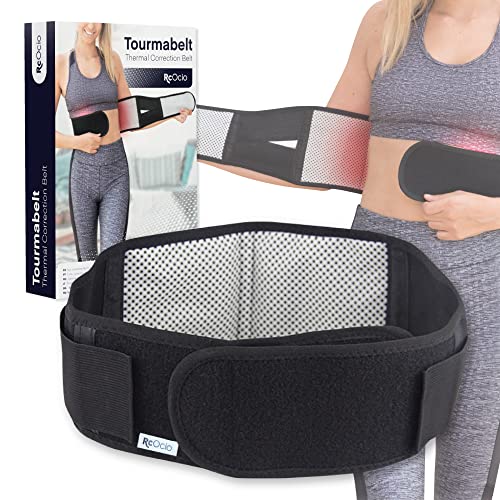 Faja Lumbar para Hombre y Mujer / Correctora de Postura / Para Dolores de Espalda asociados al Trabajo , Lumbago, Hernia Discal, dorsal / Fajas térmica para el dolor en lumbares