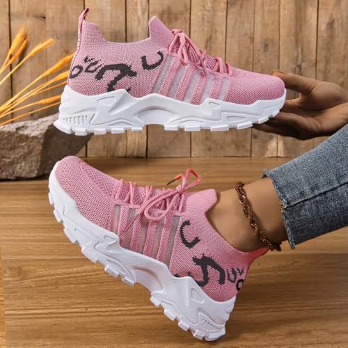 Women's Leopard Print Sneakers Casual Tennis Shoes Fashion Walking Sneakers Comfortable Sports Running Shoes2