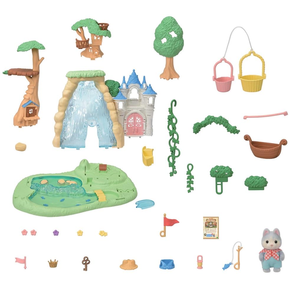 Sylvanian Families - 5762 Secret Forest Wyspa z wodospadem
