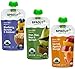 Sprout Organic Baby Food Pouches Stage 2 Sprout Organic Baby Food Variety Pack (Pack of 12), Carrot Apple Mango, Blueberry Banana Oatmeal, Pear Kiwi Peas Spinach