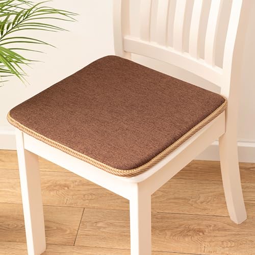 Chaise de salle à manger marron café 45x45 cm pour intérieur et extérieur - 2