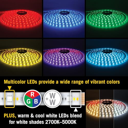 Cinta LED Armacost Lighting RibbonFlex Pro 24V RGB+WW 10M miniatura 3