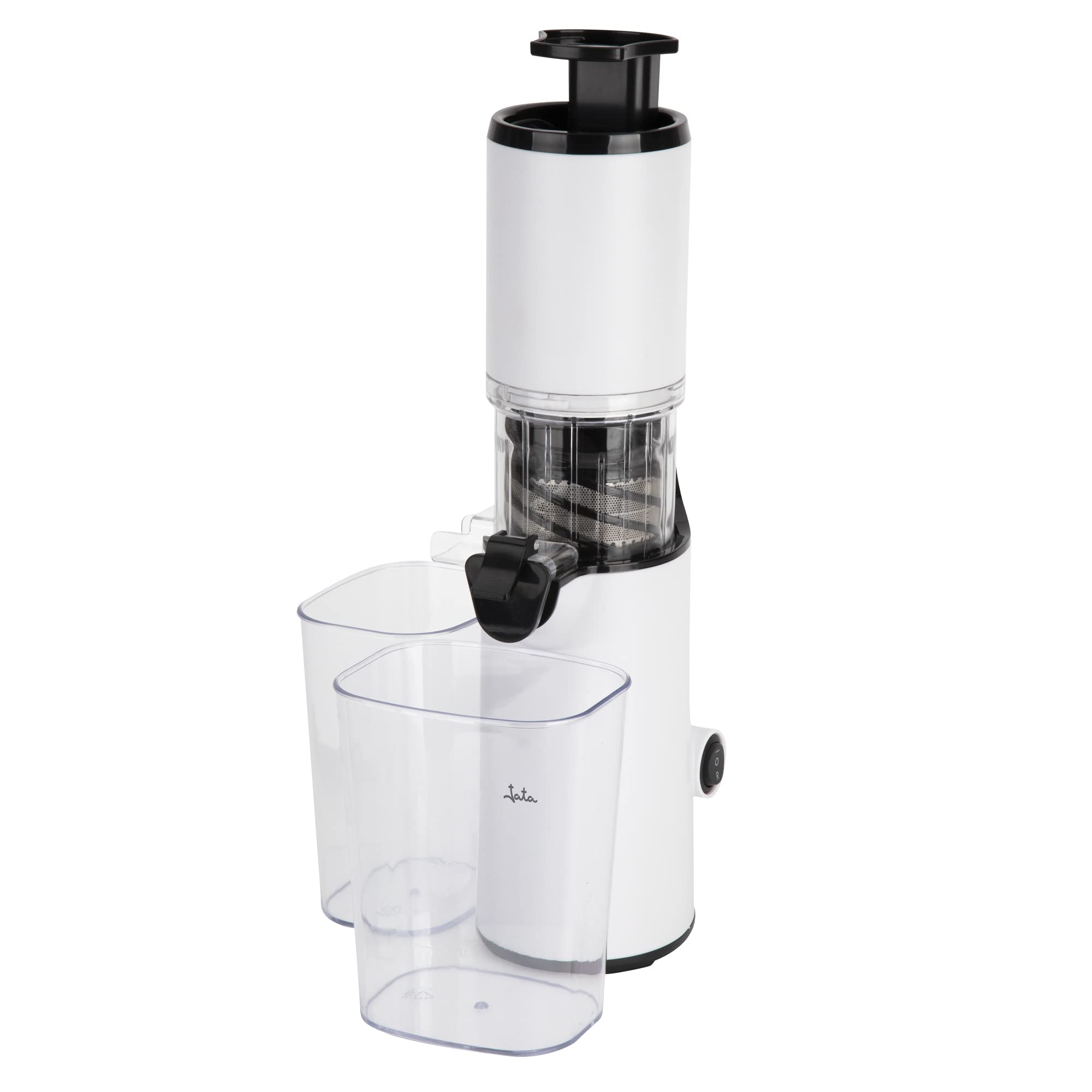 Jata JELI1201 Licuadora para Verduras y Frutas, Extracción Lenta 60 rpm, 130 W, Sistema Antigoteo, Silencioso, Capacidad 600 ml, Antideslizante, Panel Digital