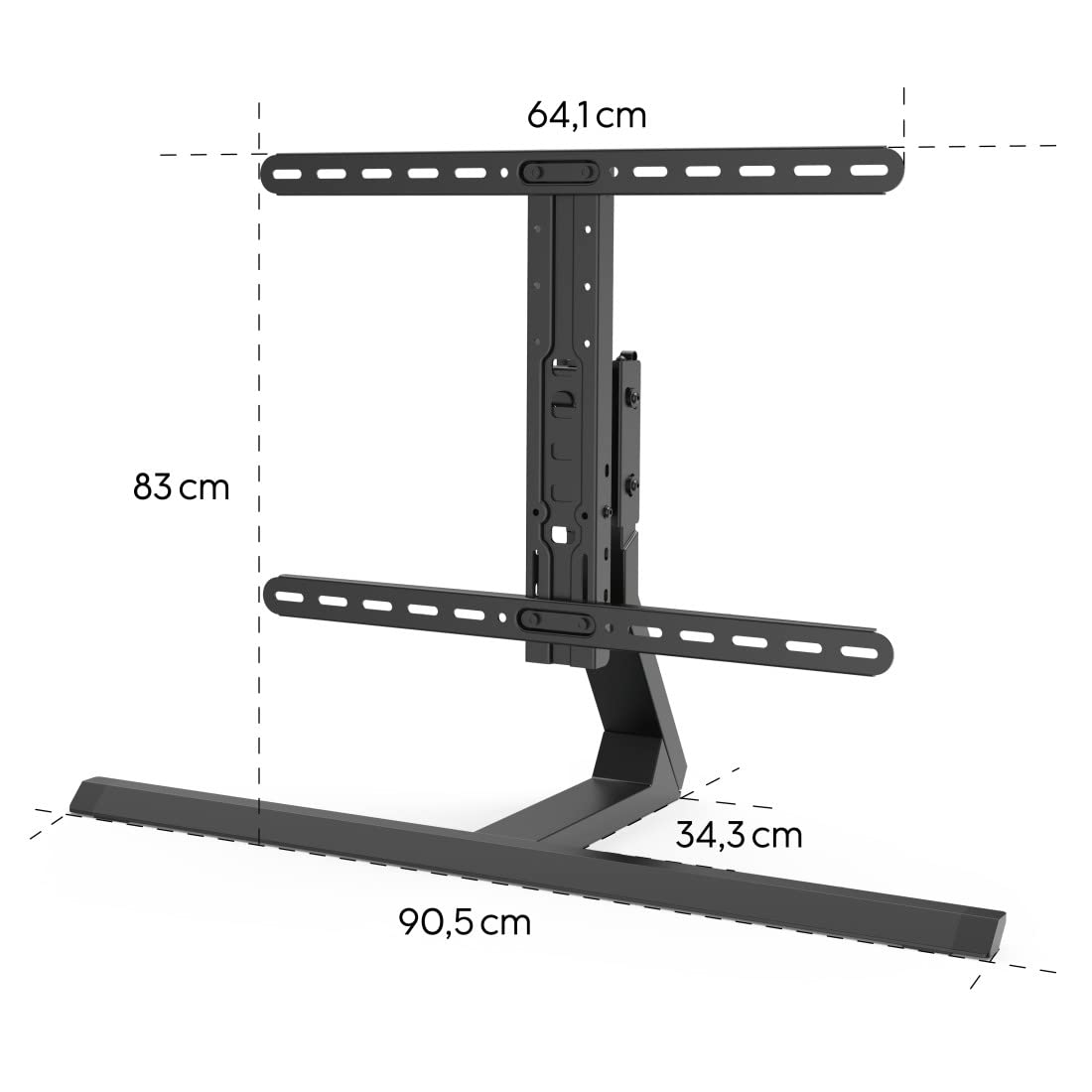Soporte TV Sobremesa 600x400 Design 32´´-65´´ Negro