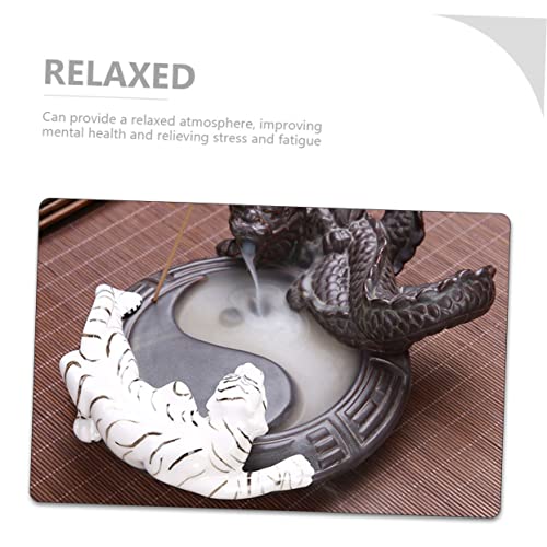 Support pour maison encens reflux tigre PRETYZOOM salon
