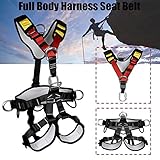 CTEGOOD Vollkörper Auffanggurt Klettergurt Komplettgurt Große Zugkraft Und Korrosionsbeständigkeit Abnehmbar- CE Zertifiziert
