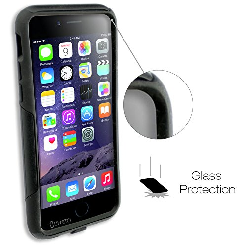 Unnito Iphone 6 Case – Hybrid Commuter Case | Slim Cover With Hard Shell Design And Soft Inner Layer Compatible With Iphone 6S White Case - Lilly Pink Flowers #TOP1