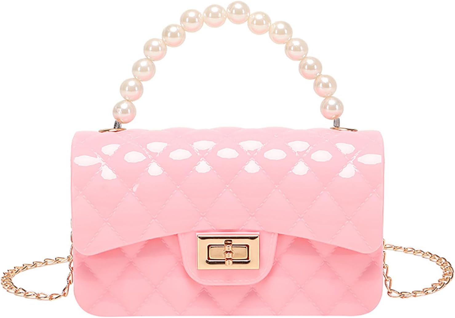 Gladdon Mini Quilted Crossbody Bags for Teen Girls Shoulder Purses Chain Strap Handbags Birthday Gift for Girl