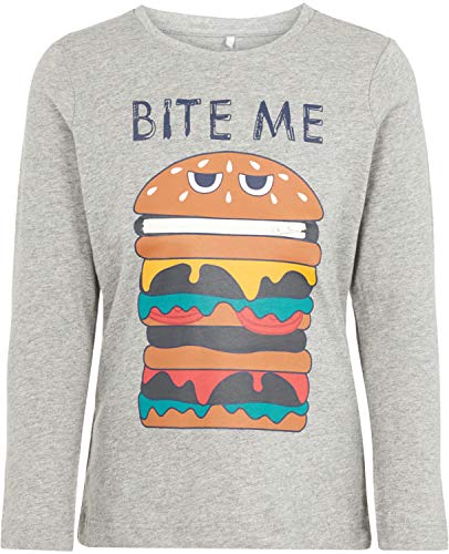 Preisvergleich Produktbild NAME IT Mini Jungen Langarmshirt nmmNANSA (92, Grey Melange)