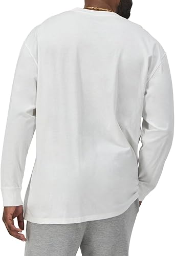 Miniatura 5 de Champion - Camiseta de manga larga para hombre, camiseta clásica para hombre (talla regular o grande y alta)