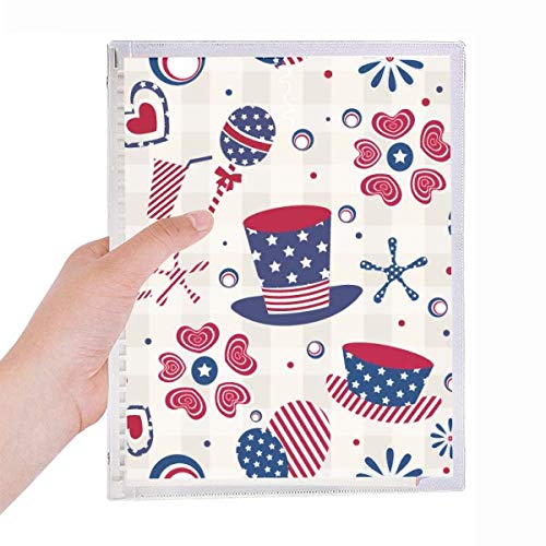 Carnet USA Hat Drink Love pour planifier le Firework Festival