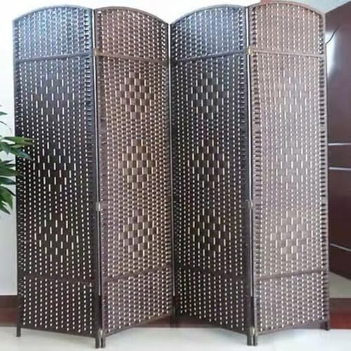 GN2AAIL 間仕切り パーテーション タイプ6 自立 収納 壁 4連 高さ150/170/180cm 四つ折り 折りたたみ 波型 衝立 目隠し 風除け 遮光 おしゃれ 和室 アジアン 木製 自立式 在宅ワーク 省スペース テレワーク 子供部屋 和風 モ