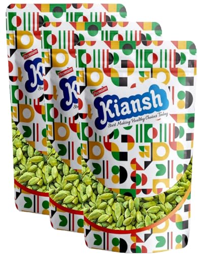 Image of Kiansh Spices (Ilaichi /Green Cardomom, 600g (3x200g))