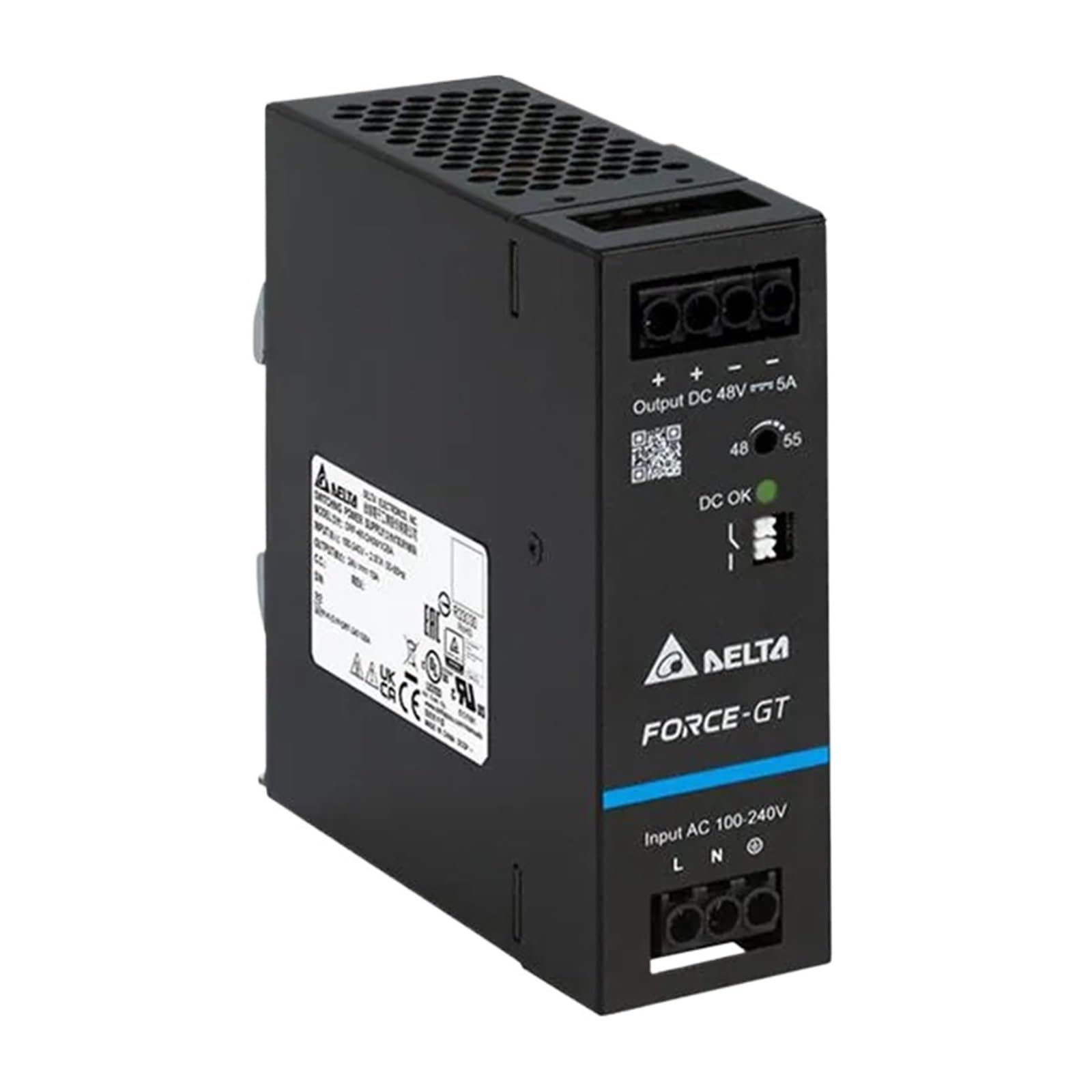 Alimentation à découpage ferroviaire DRF-24V240W1GBA transformateur rail DIN 24V