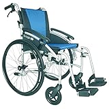 Stabililtät: Die Kreuzstrebe sowie der Rahmen und Anbauteile sind aus Aluminium gefertigt und verleihen dem Rollstuhl so eine sehr hohe Stabilität bei ultra leichtem Eigengewicht.