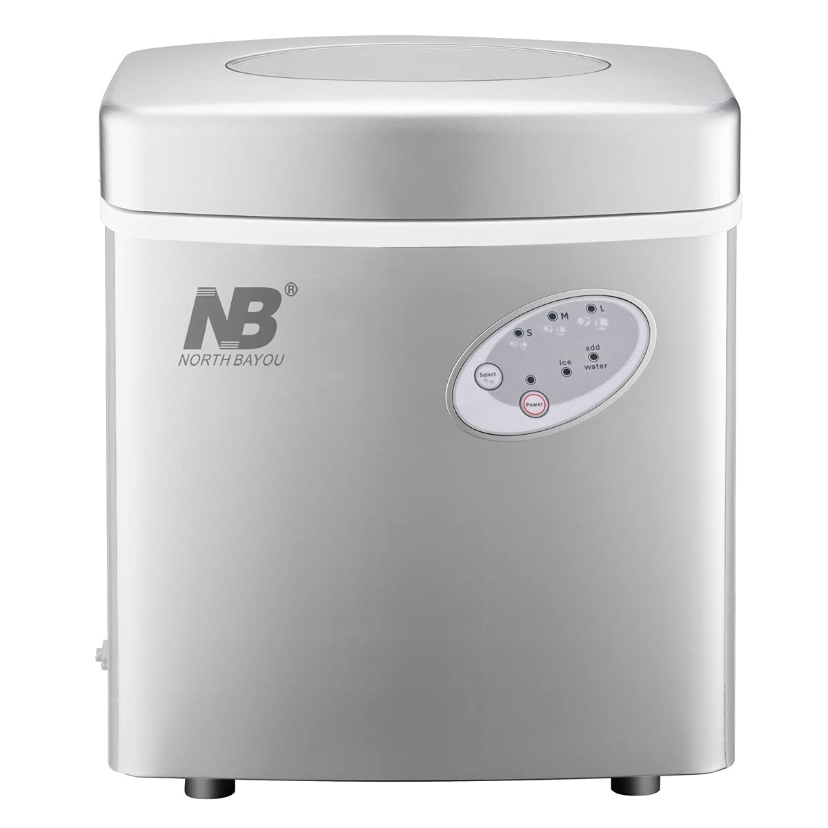 NB North BayouIce Cube Maker, 3 ice Sizes Optional, Produces 20kg Ice In 24 Hours for Home/Office/Bar