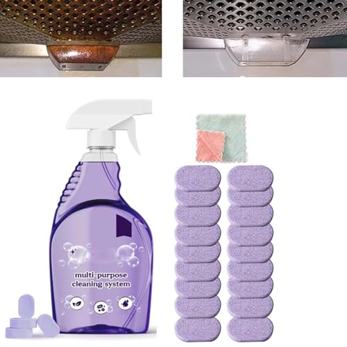 Dr Clean Spray Cleaner for Ovens,All-Purpose Cleaning Spray,Instant Stain Removal,with Concentrated Tablets,Multi-surface Cleane