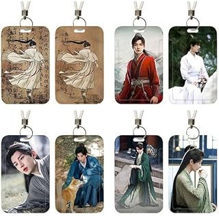 蓮花楼 パスケース カードケース 李相夷 李蓮花 チョンイー 成毅 キーホルダー カードカバー 学生証 カードホルダー クリップ プラスチック 透明 クリア 中国俳優 中国ドラマ (12) [並行輸入品]