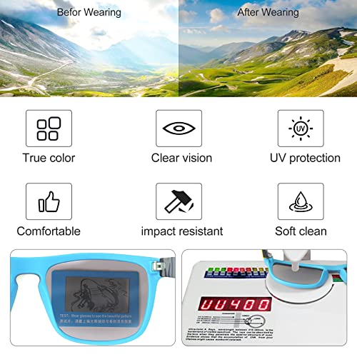 Classic Polarized Sunglasses for Men Women Retro Lens Sports Glasses UV Protection for Driving Fishing Cycling Running3