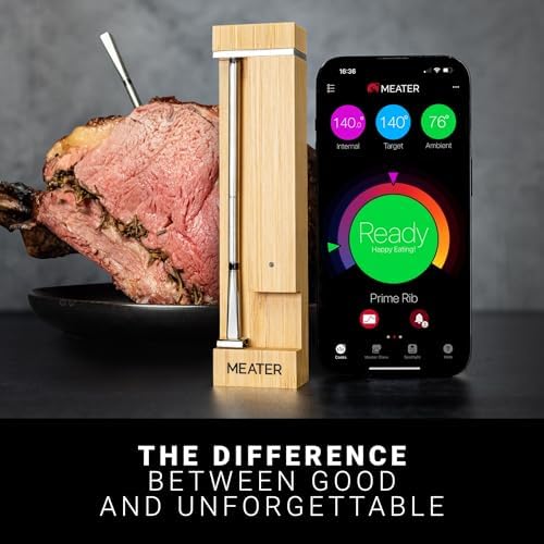MEATER Pro: Smart Bluetooth Wireless Meat Thermometer Digital | 550°C Heat Resistance | Long Range | Certified Accuracy | BBQ, Oven, Grill, Smoker, Air Fryer, Deep Fryer - 2