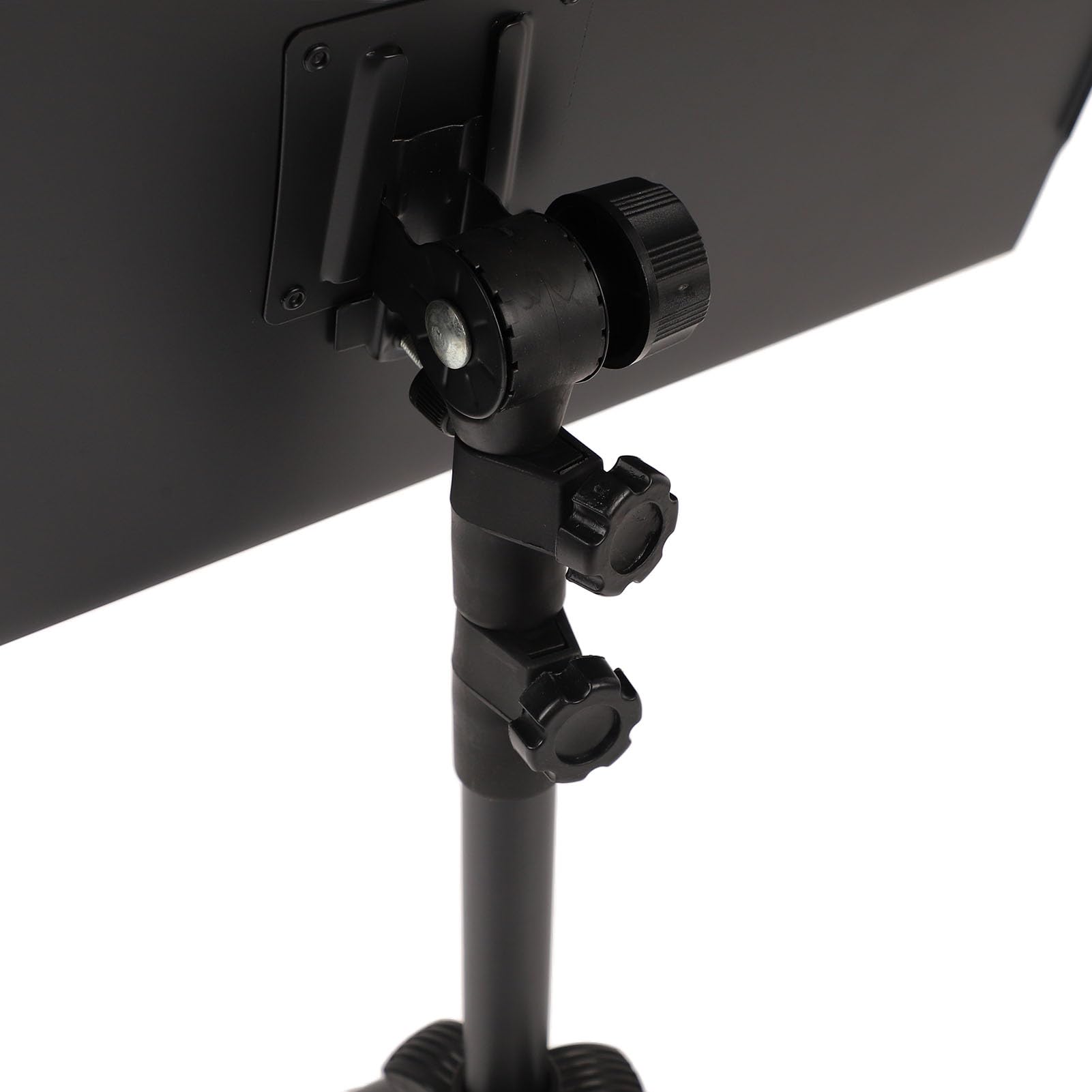 Eujgoov Atril Profesional para Libros de Música, Altura Ajustable, Plegable, para Partituras, con Resistente Construcción de Metal ABS y Bolsa de Transporte para Músicos, Directores, (BLACK)