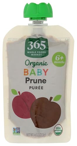 365 by Whole Foods Market Organic Prune Baby Food Sgl, 4 OZ