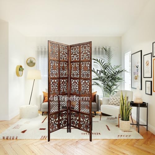 Image of Wooden Room Partition /Screen /Room Divider /Room Separator for Livng Room Bedroom Home Office Restarurant Hallway 20Inches Wide (2 Panel 6 Feet)