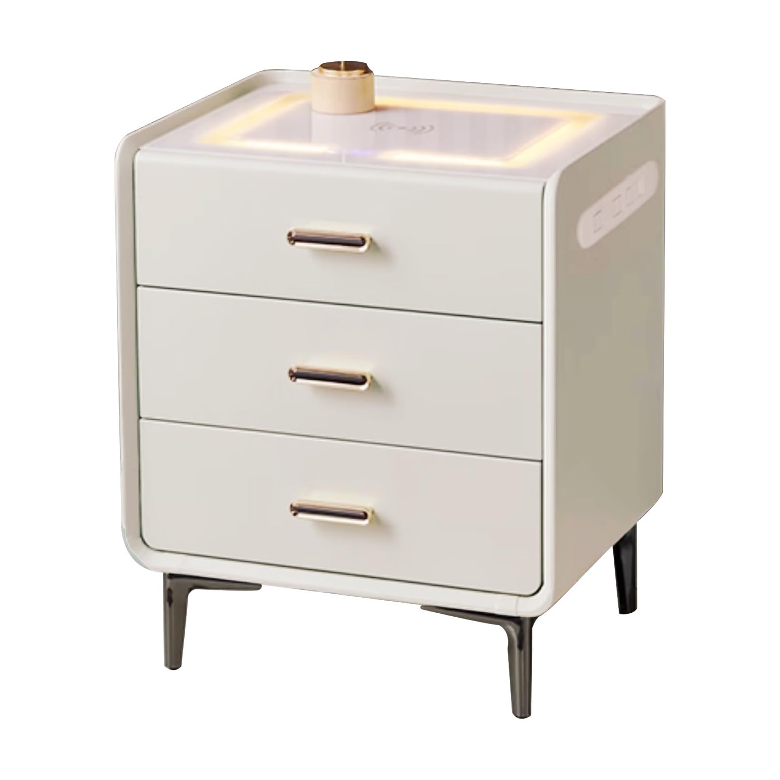 Table de nuit avec tiroirs pour chambre moderne et chaleureuse