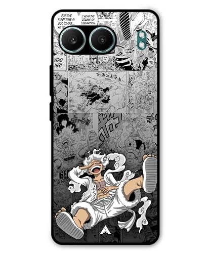 Image of Premium Anime 2 Case for Oneplus Nord 4 (Glossy Finish) Soft-Touch Metal TPU Back Cover, Shockproof, Designer, Aesthetic Mobile Phone Case