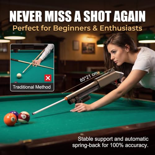 Pool Stick Cue Gun billiard cue gun para todos niveles miniatura 4