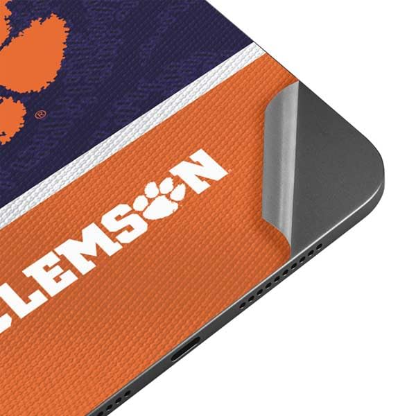 Skinit Decal Tablet Skin Compatible with iPad Mini 7 (2025) - Officially Licensed Clemson University Paw Logo Design