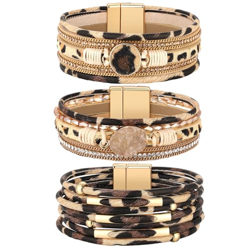 Inbagi 3 Pcs Bracelets for Women