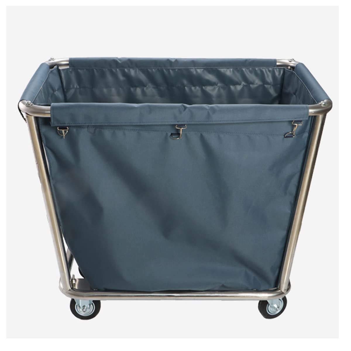 Carrello portabiancheria resistente – Carrello portabiancheria commerciale su ruote per casa lavanderia hotel