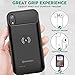NEWDERY Upgraded iPhone XR Battery Case Qi Wireless Charging Compatible, 6000mAh Slim Extended Rechargeable External Portable Charger Case Compatible iPhone XR (6.1 Inches Black)