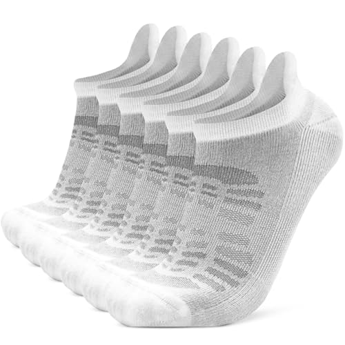 Image of Busy Socks Ankle Merino Wool Blend Running Walking Socks for Men Women Compression Support Athletic Low Cut Cushioned Socks