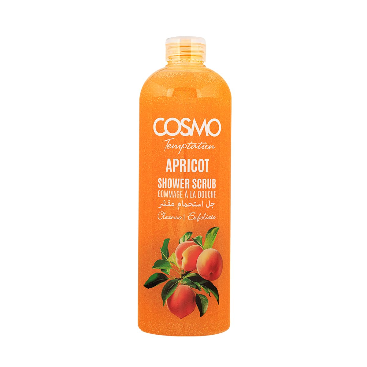 COSMO Temptation Apricot Shower Scrub 1000ml – Deep Cleansing & Exfoliating Body Wash | Suitable for All Skin Types | For Men & Women-picture-25