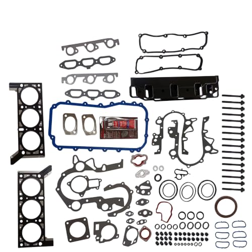 Image of Partsflow Full Gasket Set Bolts Compatible With 04-10 Chrysler Town Country VW Dodge Grand Caravan V6